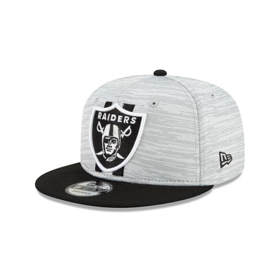 Black Las Vegas Raiders Hat - New Era NFL Official NFL Training 9FIFTY Snapback Caps USA7548293